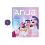 Anua KDH Vita Brightening Collagen Mask 34g purple sachet with illustration.