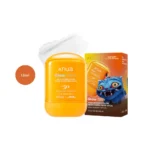 Anua K-Pop Demon Hunters Invisible Glow Finish Sunscreen Stick 18ml yellow container.