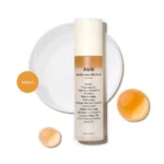 Abib Jericho Rose Mist Serum Glow Spray 100ml spray bottle with cream cap over amber liquid drops.