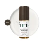Purito Galacto Niacin 97 Power Essence 60ml bottle with dark brown cap over clear serum splash.