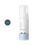 ROUND LAB 1025 Dokdo Bubble Foam 150ml white pump bottle with island illustration.