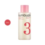 numbuzin No.3 Bifida Bakuchiol Zero Pore Milky Toner Light 200ml bottle with pink cap.