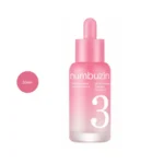numbuzin No.3 Bifida Bakuchiol Zero Pore Serum 30ml pink bottle with dropper.